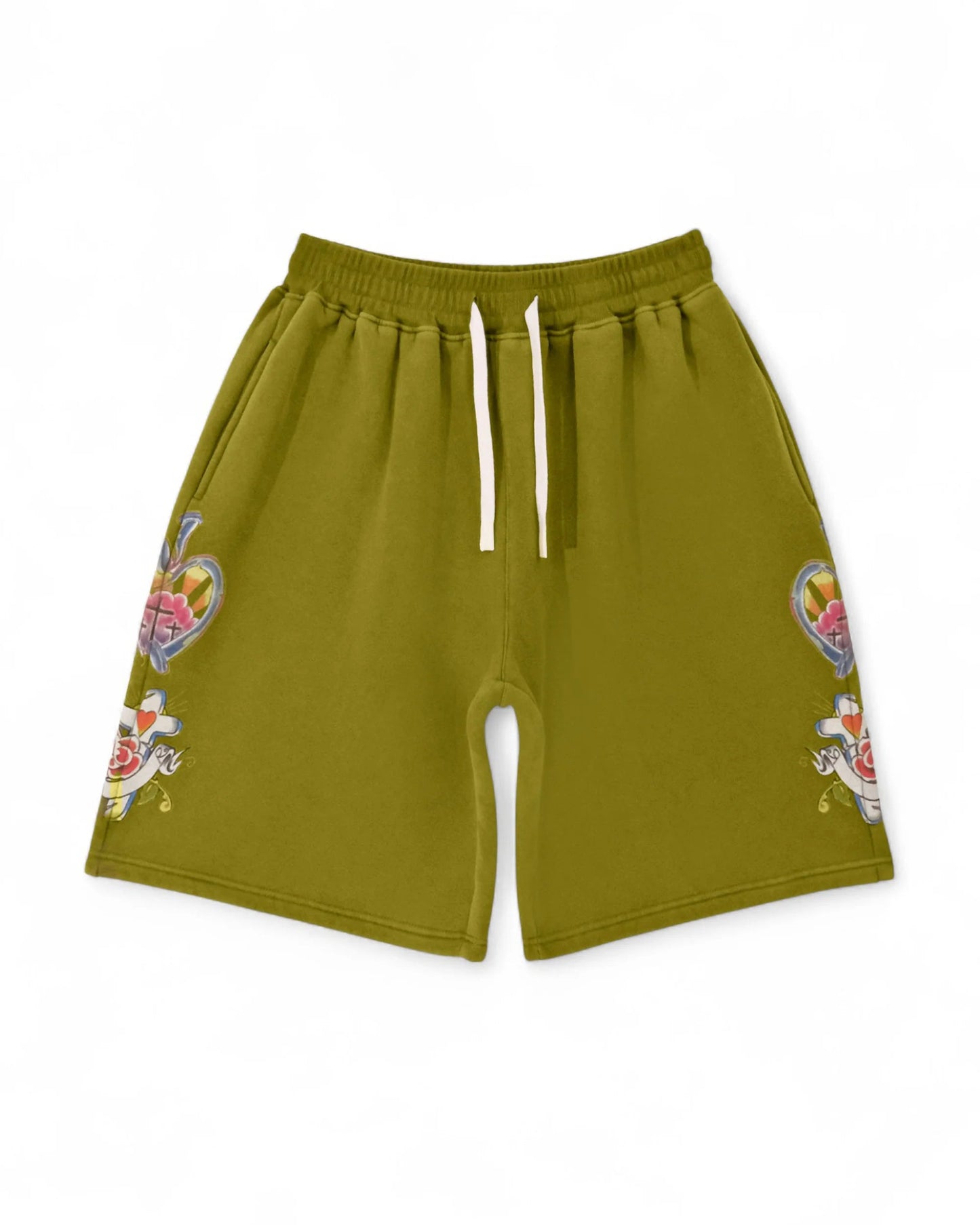 We are Righteous Risen King Shorts Green