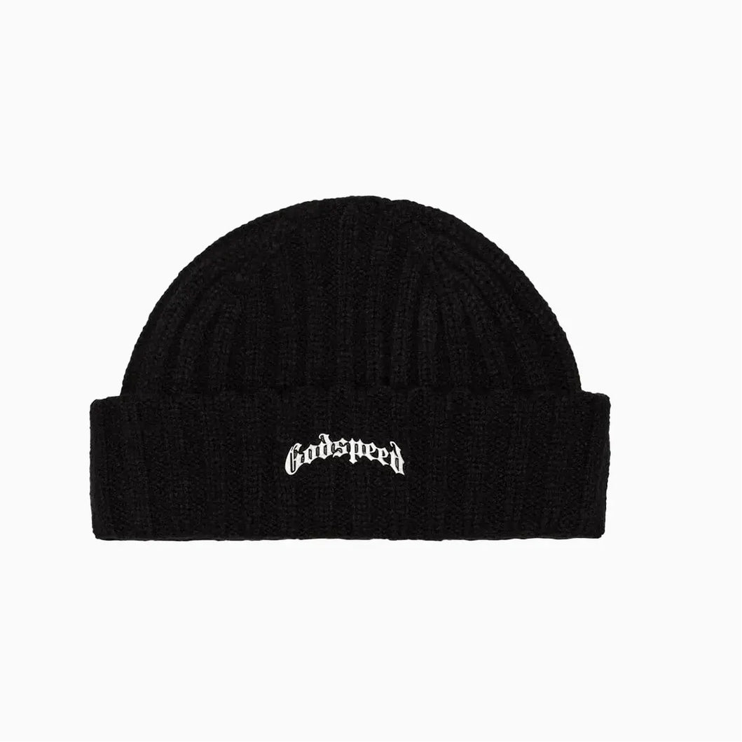 GodSpeed Og Logo Emblem Beanie Black