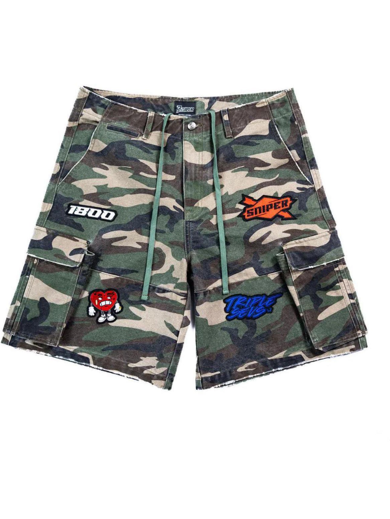 Triple Sevens X Sniper Gang Camo Short