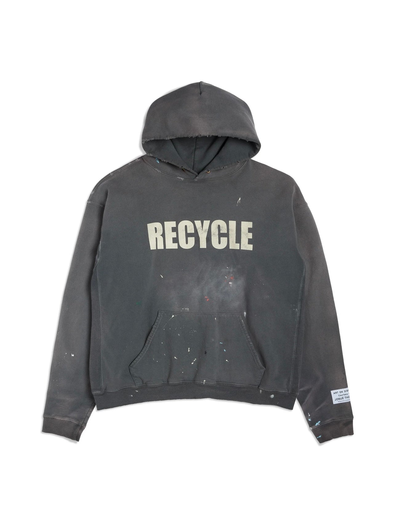 Gallery Dept. 90s Recycle Hoodie Washed Black