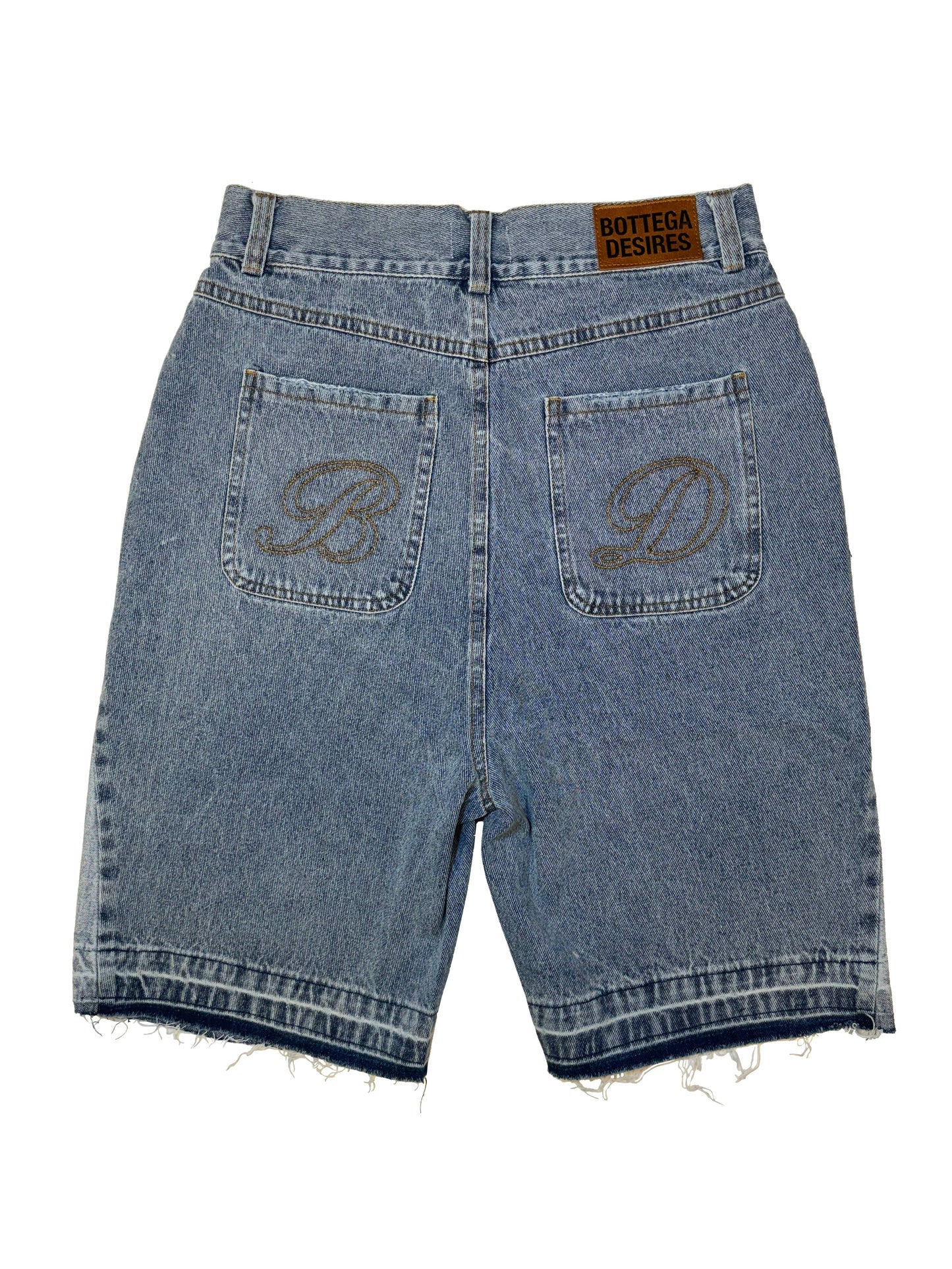 Bottega Desires Denim Shorts Blue