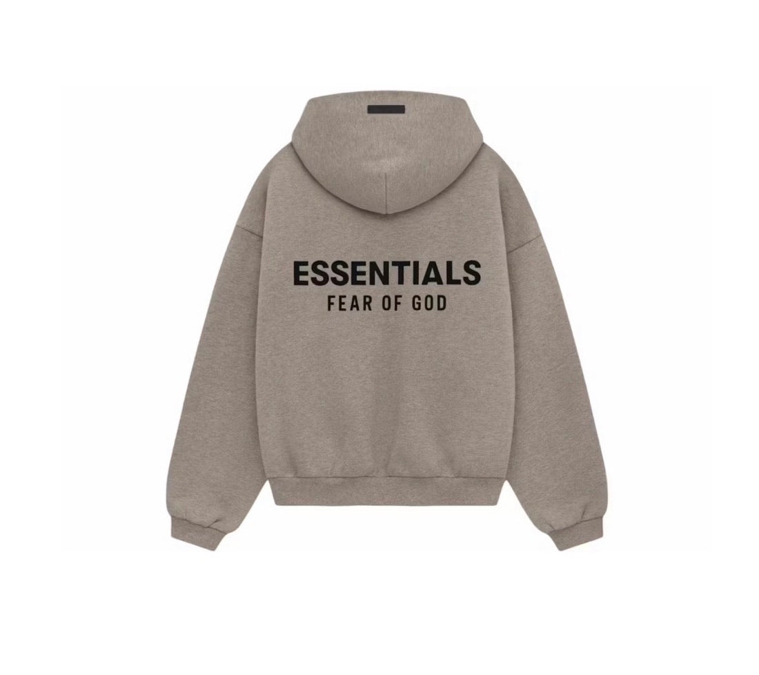 Fear Of God Essentials Fleece Hoodie Heather Grey