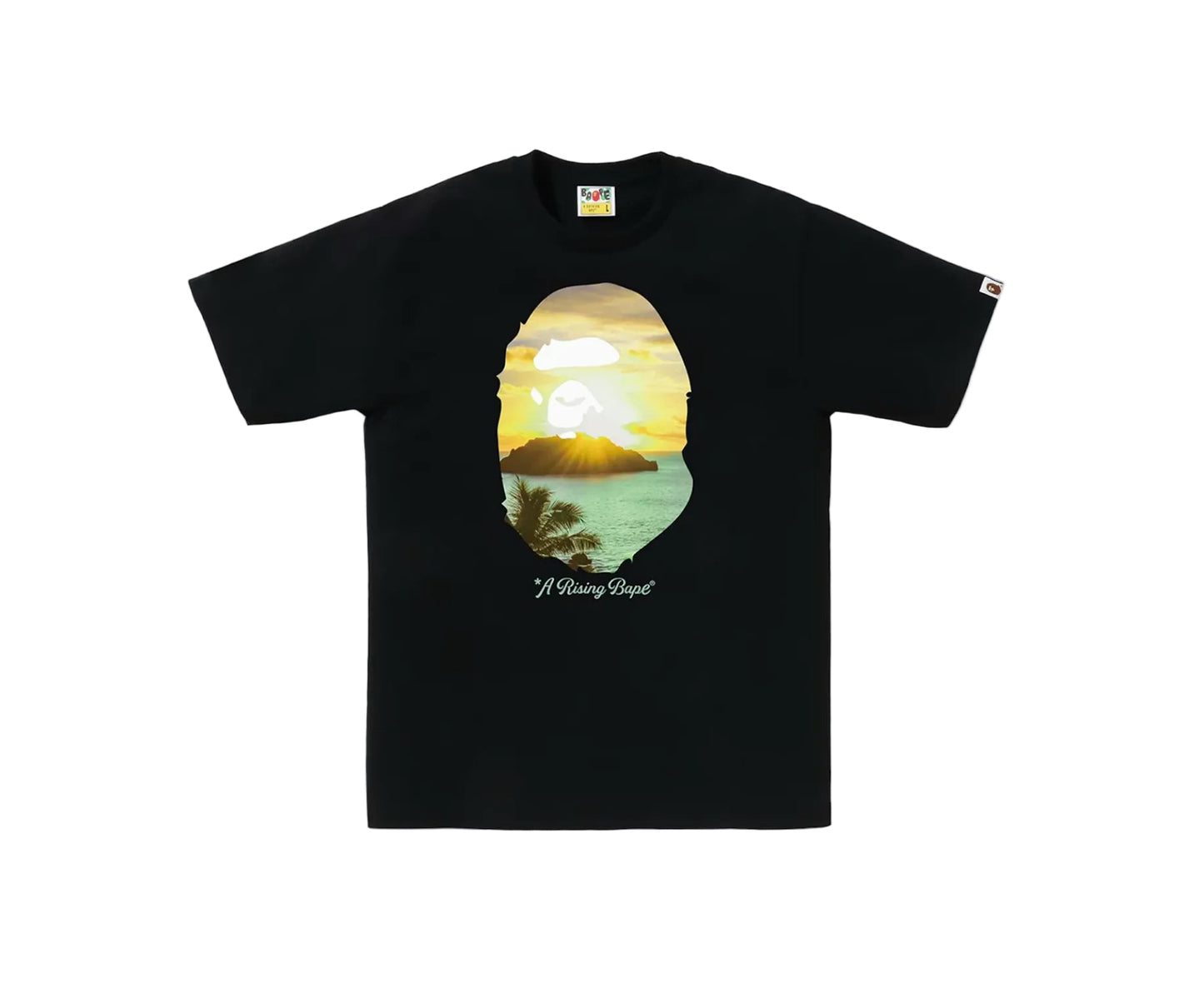 BAPE A Rising BAPE Photo Tee Black