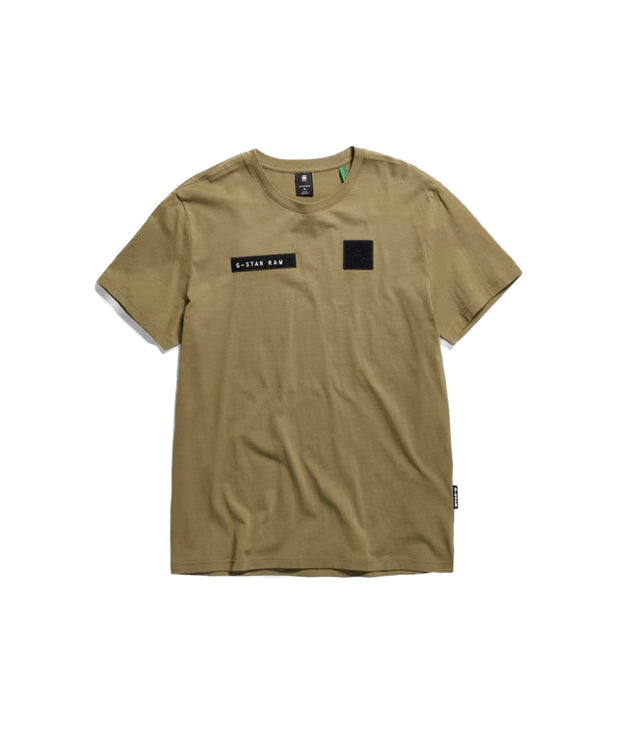 G-Star Velcro T-shirt ‘Smoke Olive’