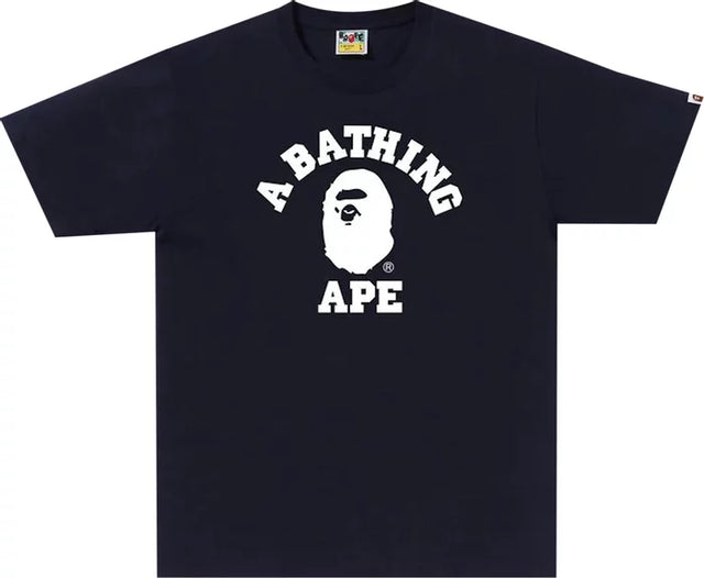 BAPE Bicolor By Bathing Ape Tee Navy