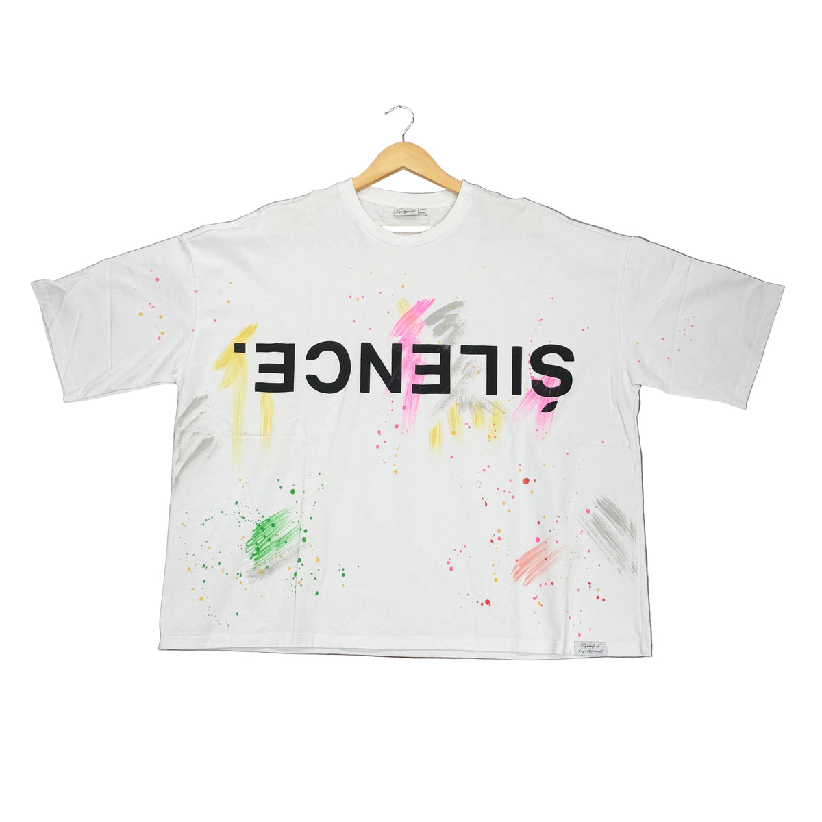 Onyx Apparel Paint SLNC Tee White