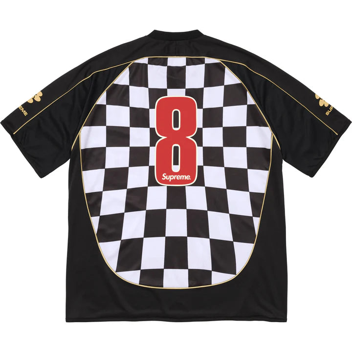 Supreme Checkerboard Soccer Jersey Black