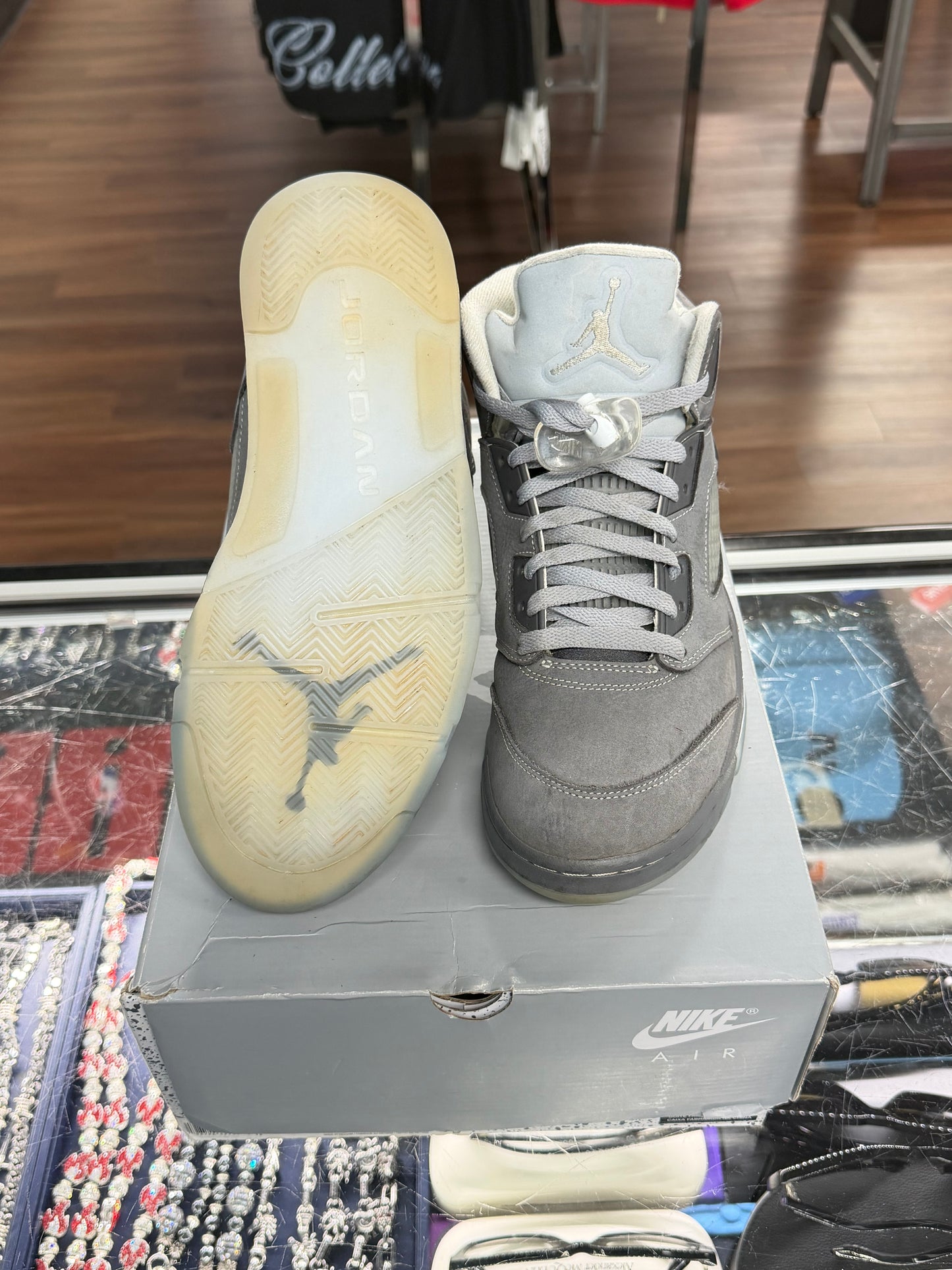 Jordan 5 Wolf Grey (Pre Owned)