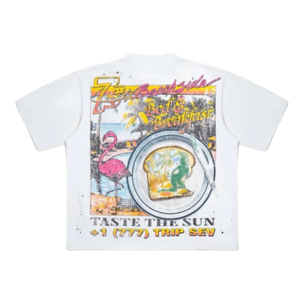 Triple Seven Weekend Getaway Tee White