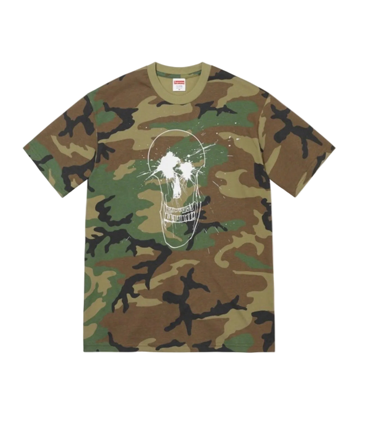 Supreme Ralph Steadman Skull Tee Woodland Camo