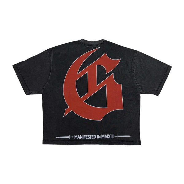 Godspeed Sea Sick Tee Grey Wash