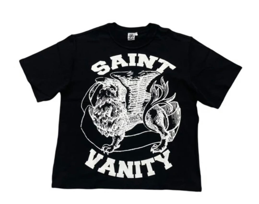 Saint Vanity Black & White Griffin Tee