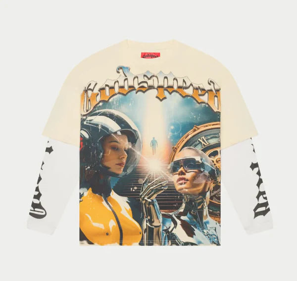 Godspeed Chosen One Layered T-Shirt ‘Bone’