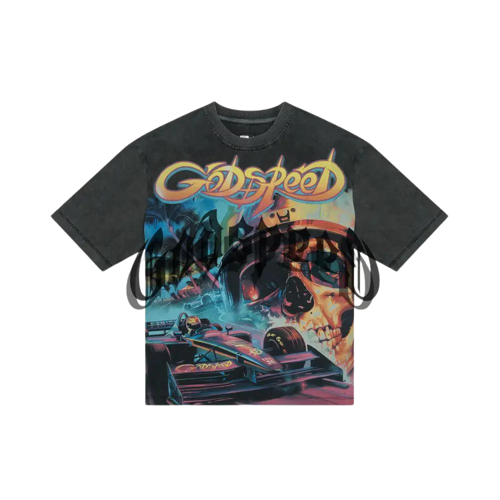 Godspeed F1 Dreams Tee Grey Wash
