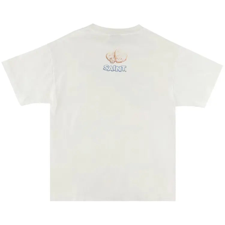 Saint Mxxxxxx Oreo T-Shirt Vintage White (Pre Owned)