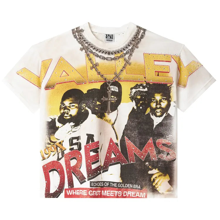 Vale Forever Golden Chambers Bling Tee White