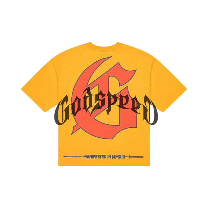 Godspeed Sea Sick Tee Yellow