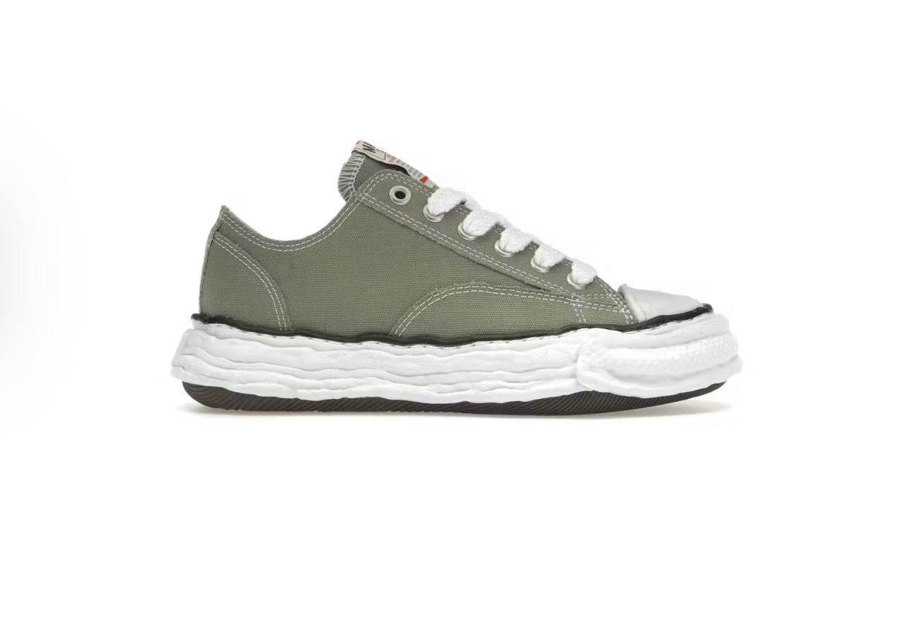 Maison Mihara Yasuhiro Peterson 23 OG Sole Canvas Low Green
