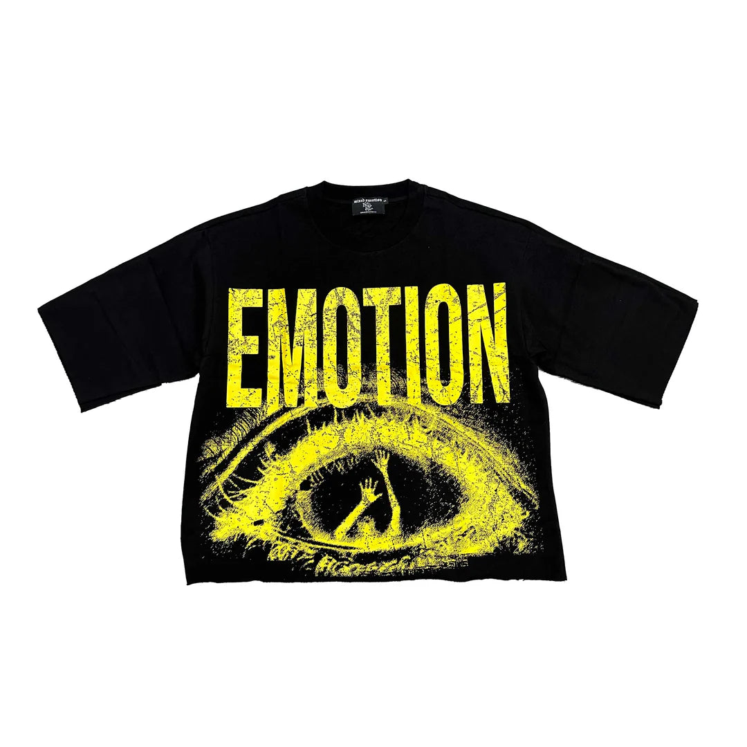 Mixed Emotions Trapped Cropped Tee