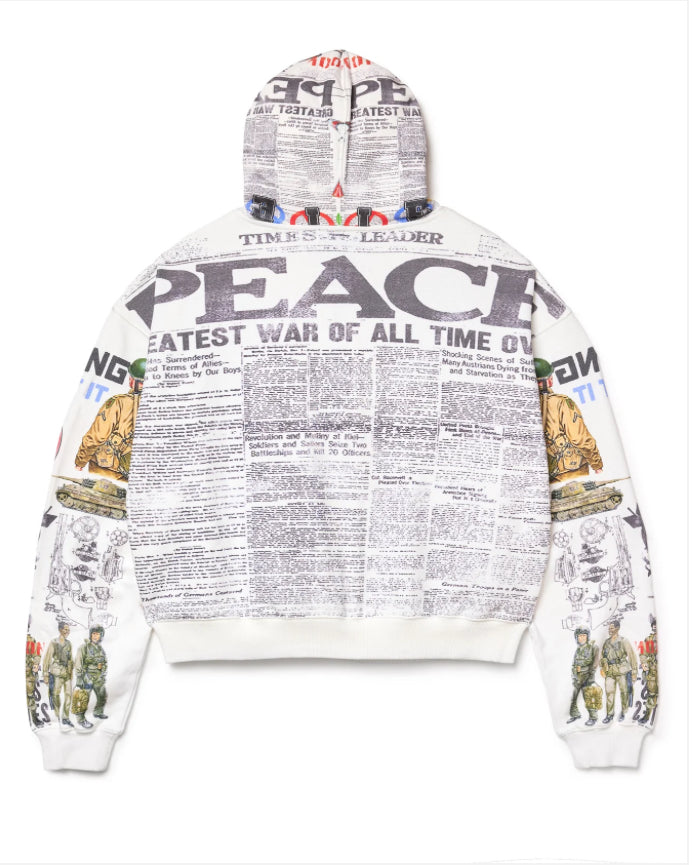 Vale Forever Peace Zip Up Hoodie