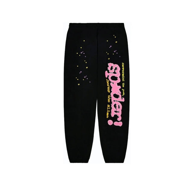 Sp5der P*NK V2 Sweatpants “Black”