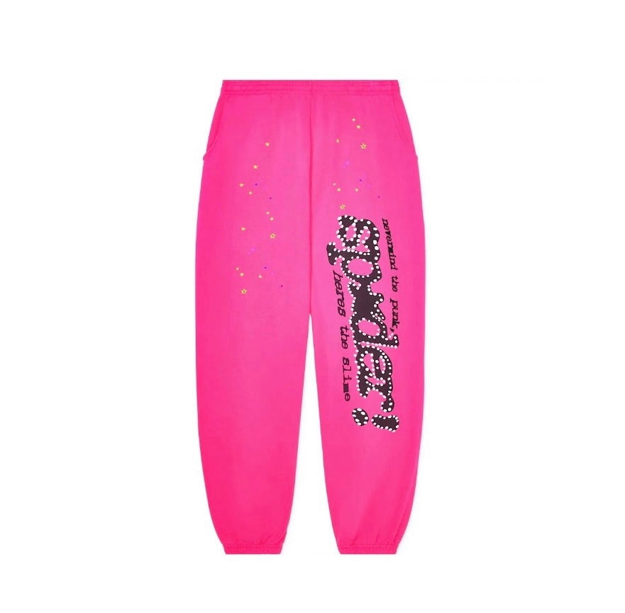 Sp5der P*NK V2 Sweatpants “Pink”