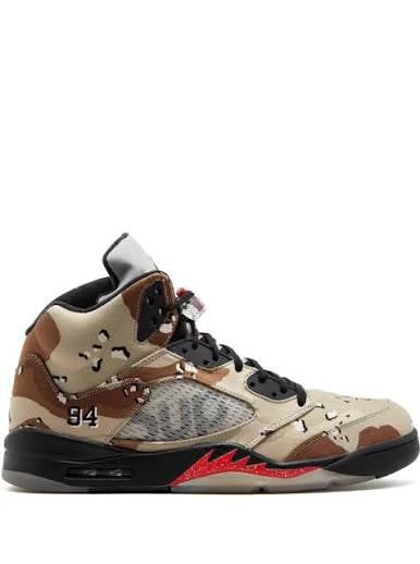 Supreme x Jordan 5 Desert Camo
