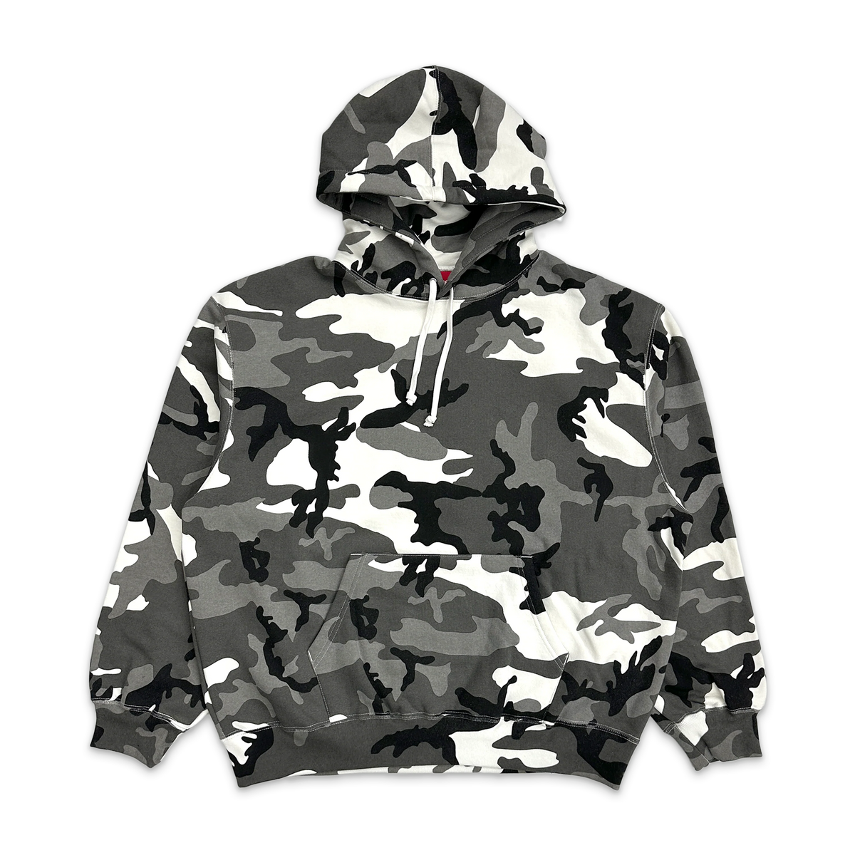 Supreme Satin Appliqué Hooded Sweatshirt Snow Camo
