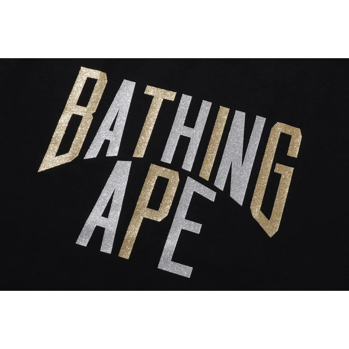 BAPE A Bathing Ape Glitter NYC Logo Tee