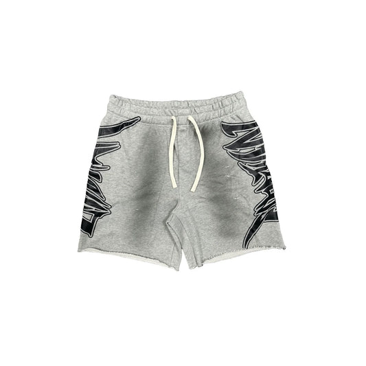 Mixed Emotion Faded Shorts Grey