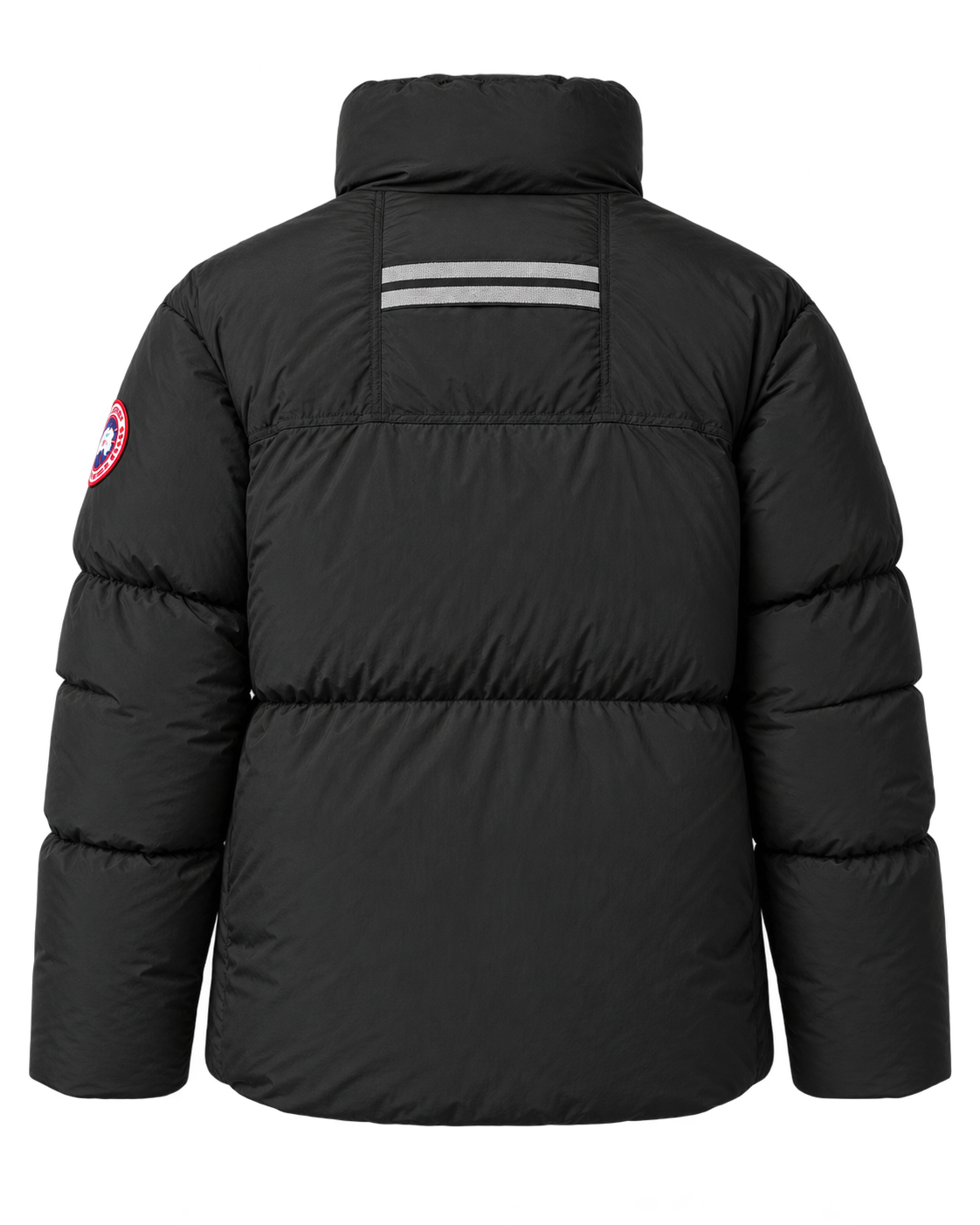 Canada Goose Lawrence Puffer Jacket Black Red Arctic Program Patch (Worn 1x)