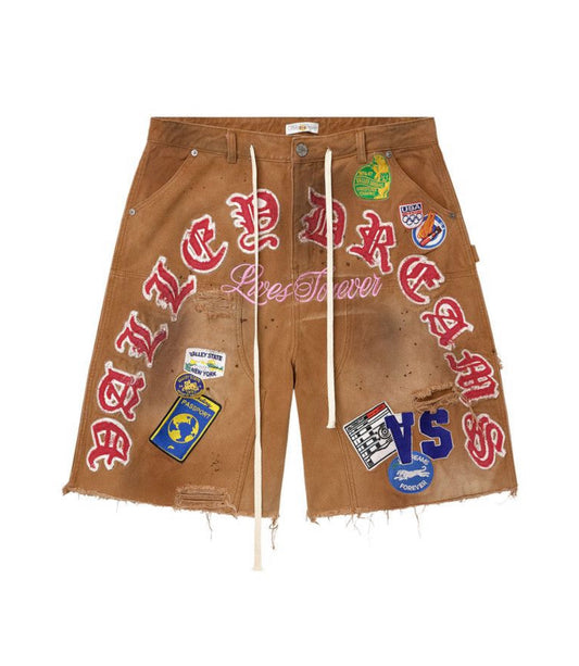 Vale Forever Workshop Jorts Brown