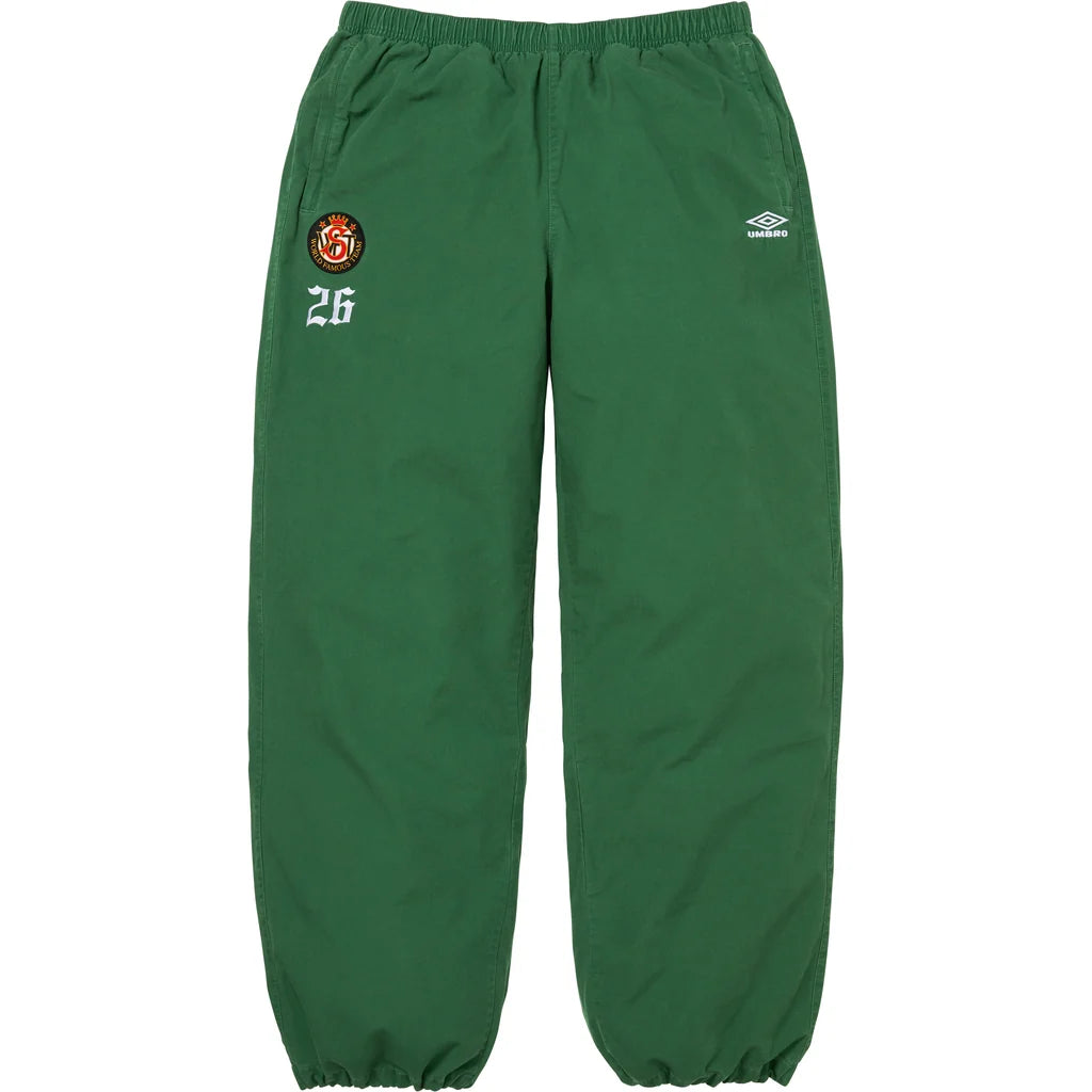 Supreme Umbro Cotton Ripstop Track Pant (FW26) Green