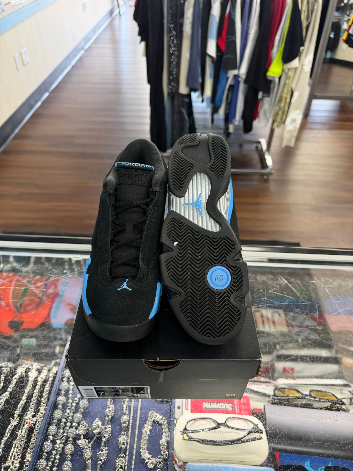 Jordan 14 Black University Blue (2026) (Pre Owned)