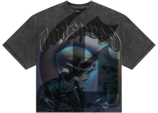 Godspeed Man in the Mirror T-Shirt (GREY WASH)