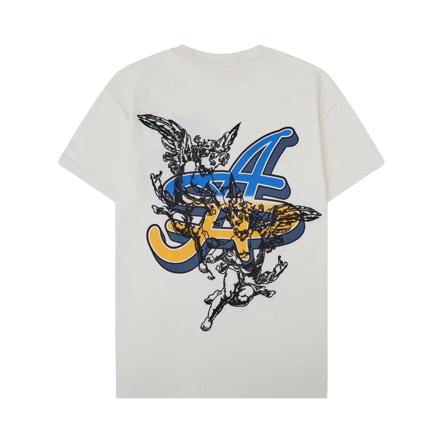 Almost Someday Headline Tee Cream
