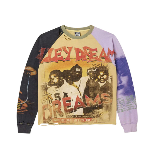 Vale Forever Chambers Chop N Screw L/S Tee Yellow