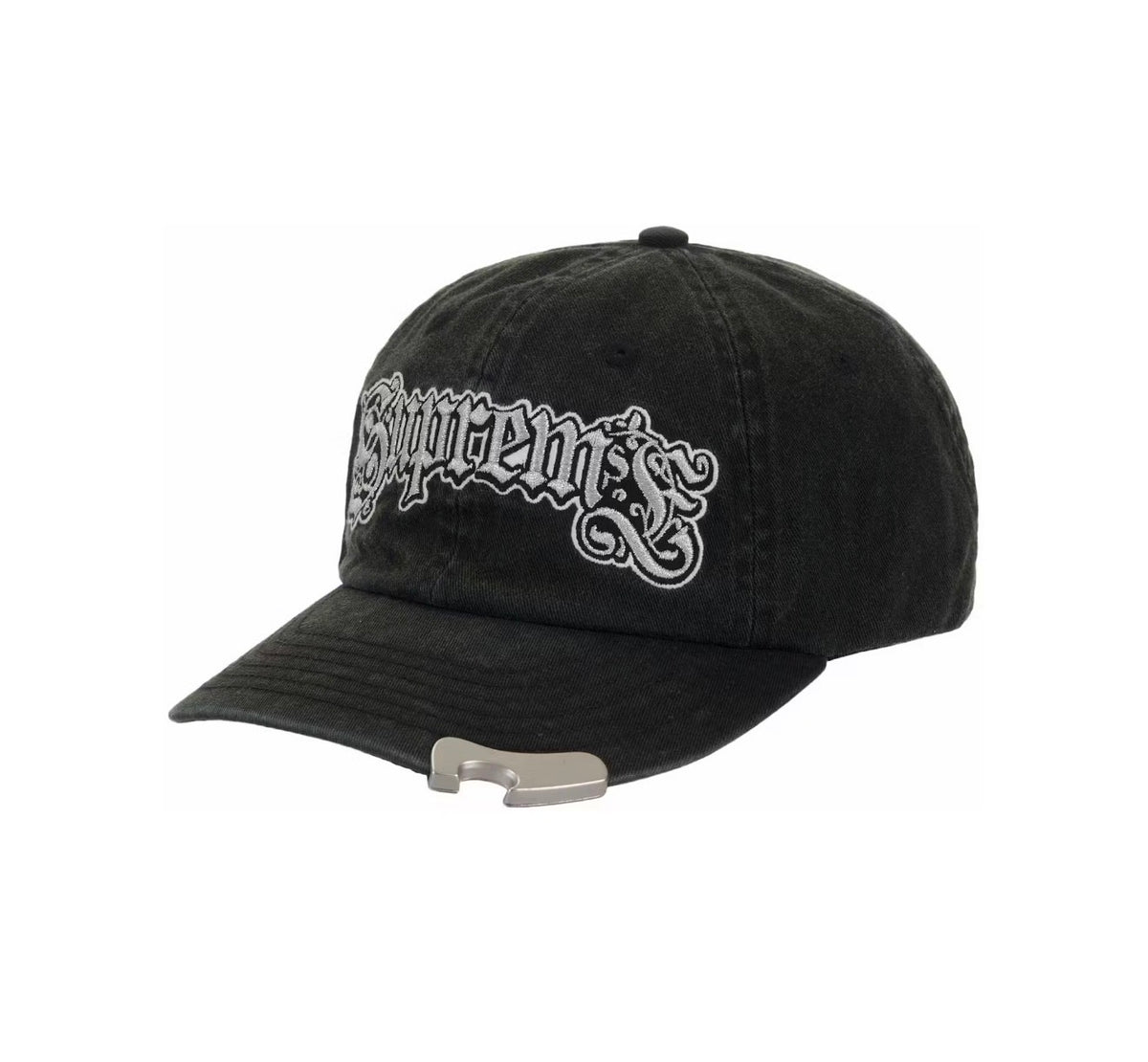 Supreme Bottle Opener 6-Panel Hat Black