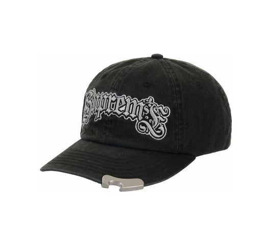 Supreme Bottle Opener 6-Panel Hat Black