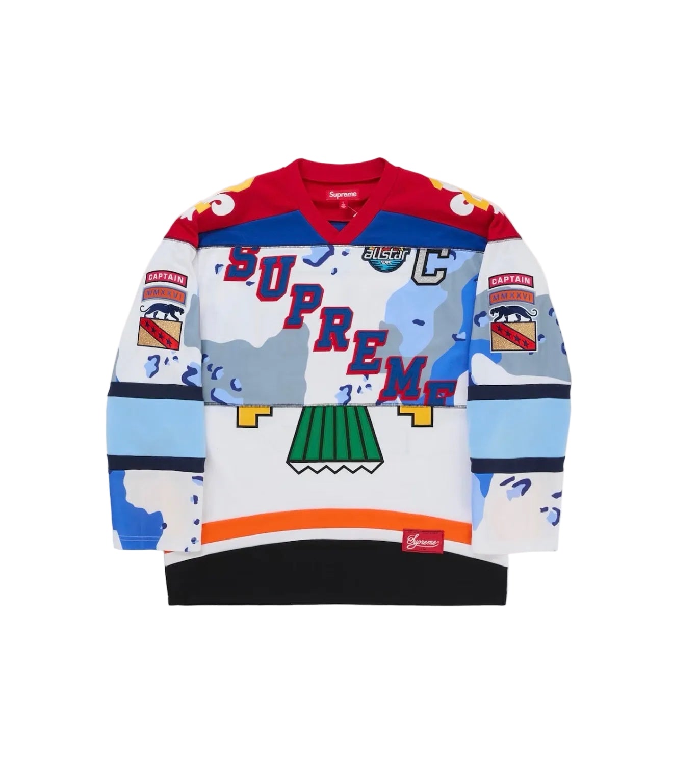 Supreme Paneled Hockey Jersey White