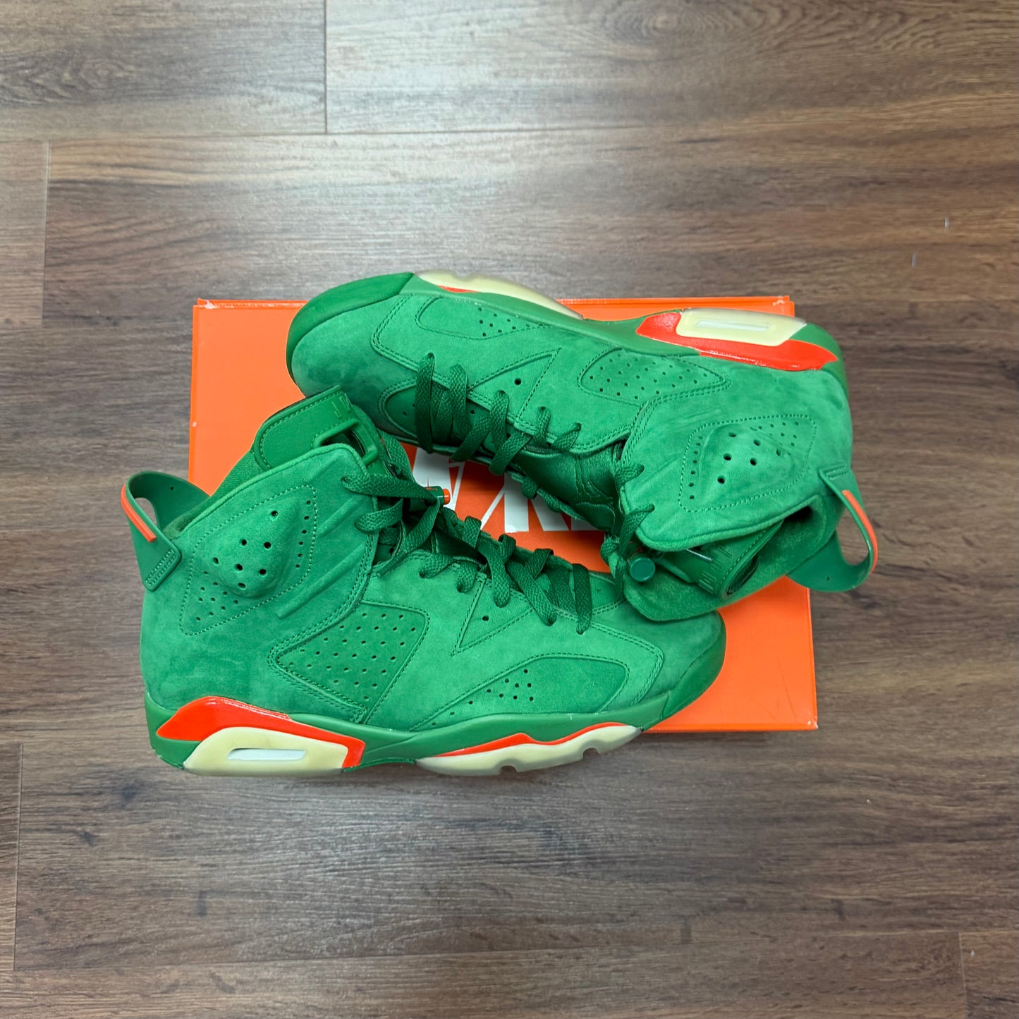 Jordan 6 NGR Green Suede Gatorade (Pre-owned)
