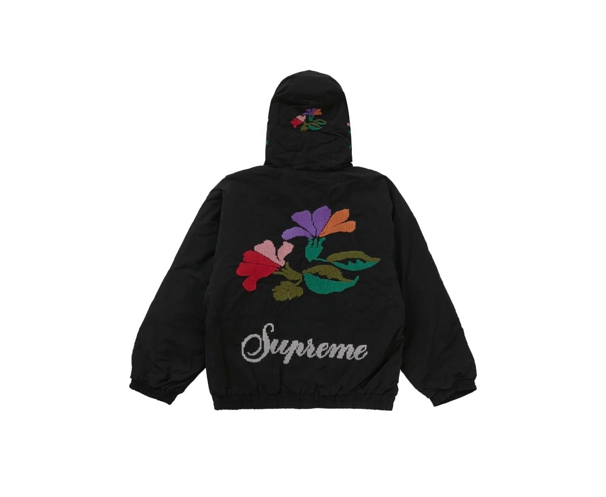 Supreme Needlepoint Hooded Jacket ‘Black’