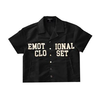 Mixed Emotions Nylon Shirt ‘Backyard’ ‘Black’