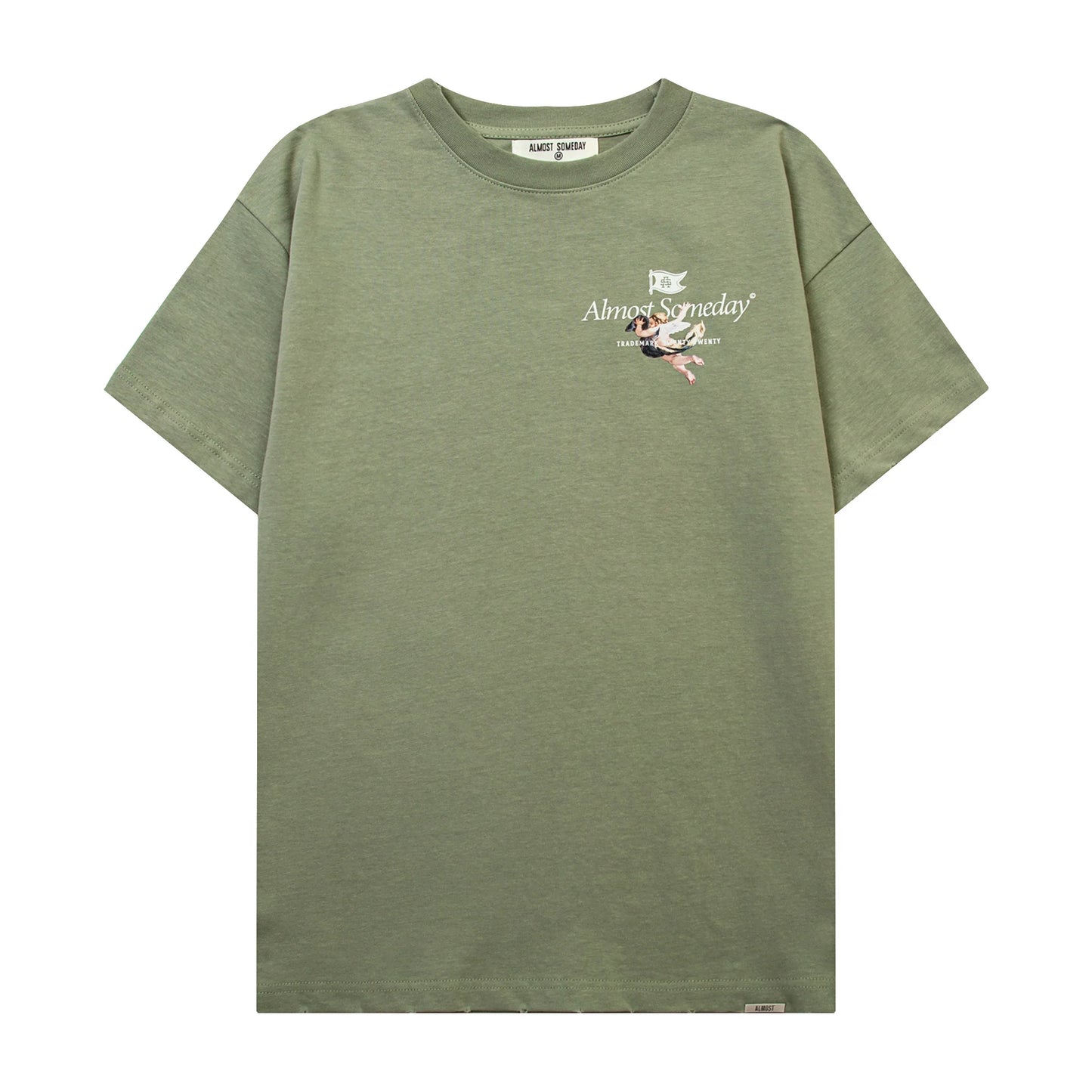 Almost Someday Angels Tee Sage