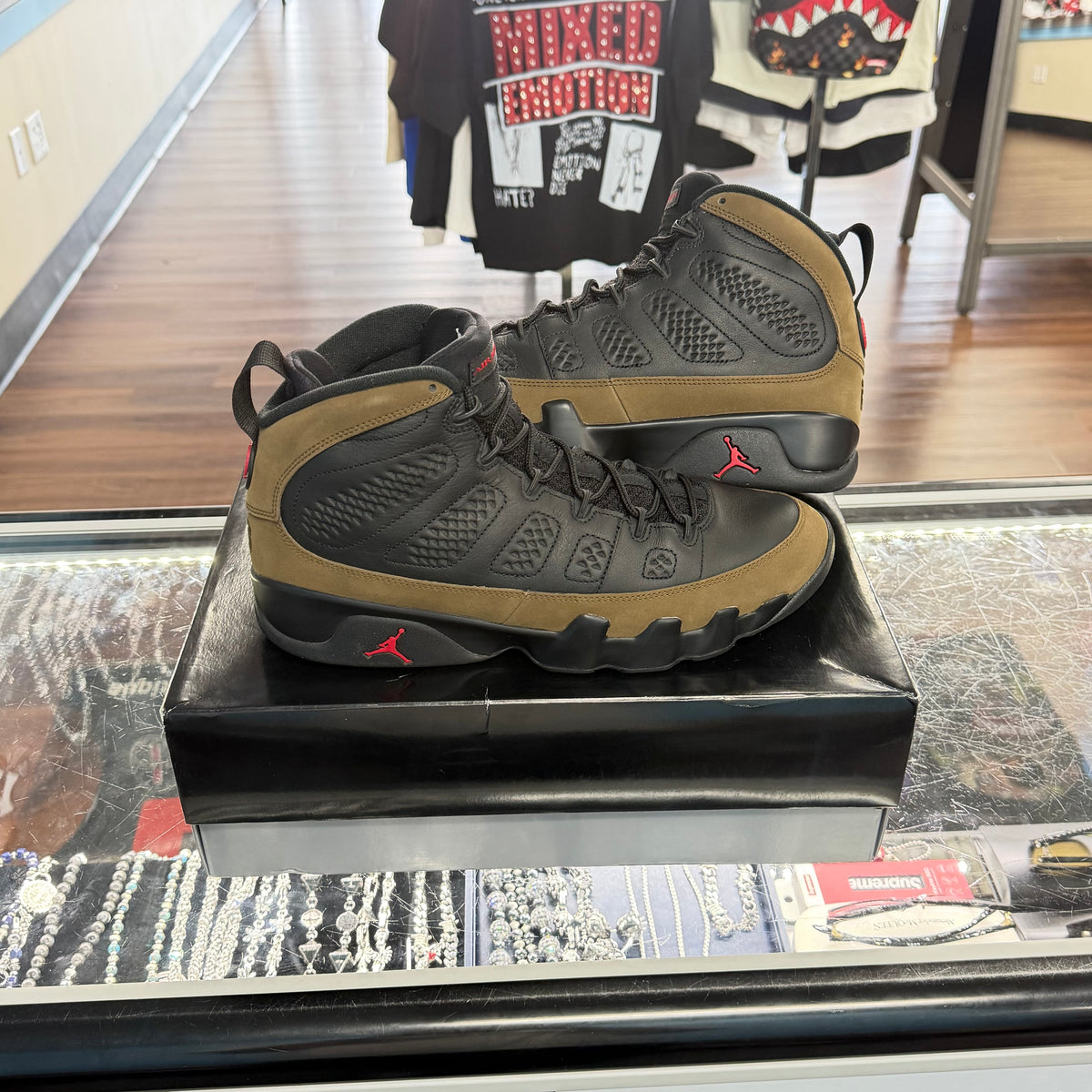 Jordan 9 Olive (Pre Owned)