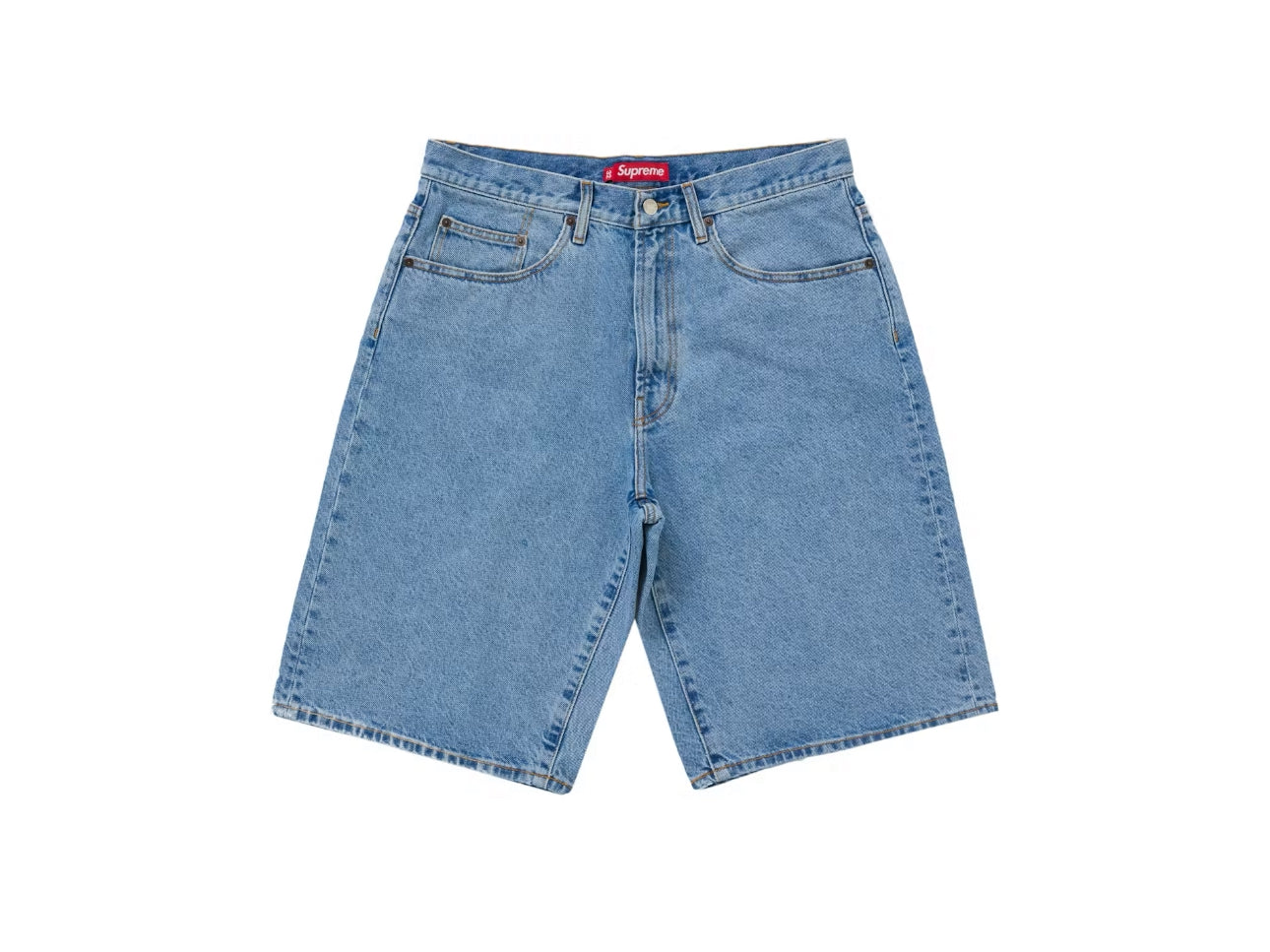 Supreme Baggy Denim Shorts (SS25) Blue Indigo