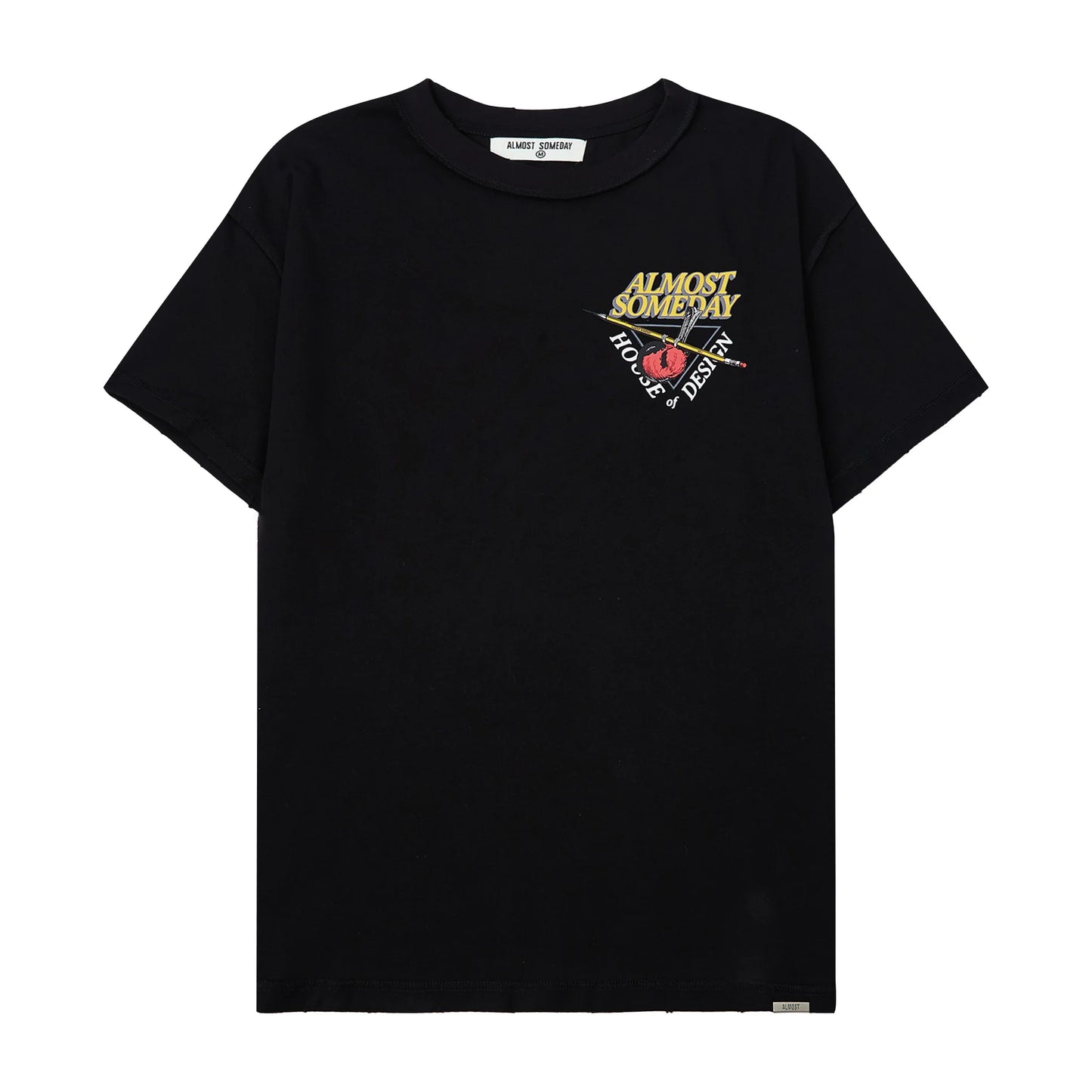 Almost Someday House of Design Tee Sun Fade Black