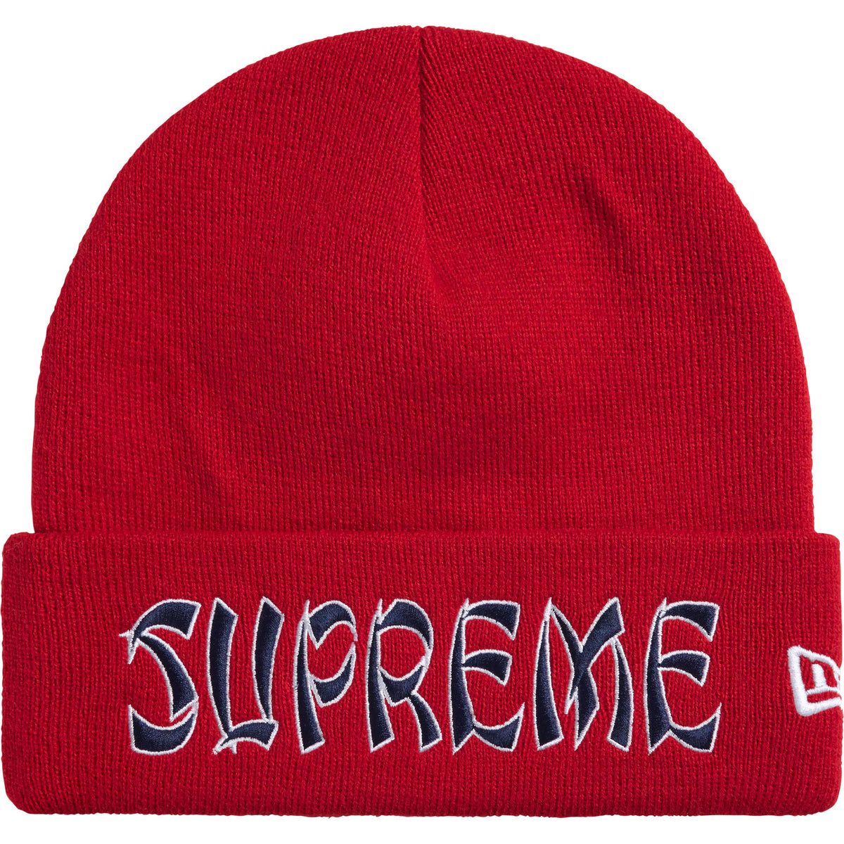 Supreme New Era Action Beanie Red