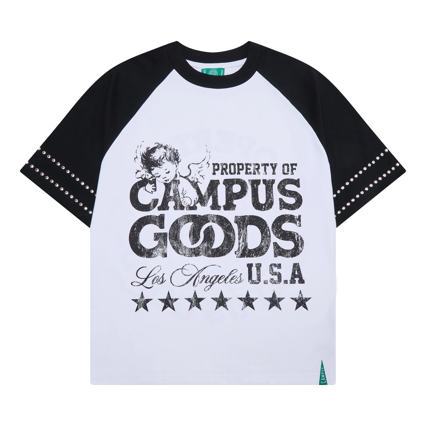 Campus Goods Seraph Varsity Tee Black