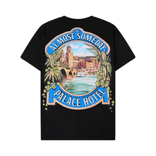 Almost Someday Palace Tee Black